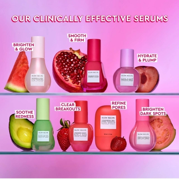 Glow Recipe Pomegranate Peptide Farming & Lifting Serum, 30ml, NIB - Picture 4 of 4